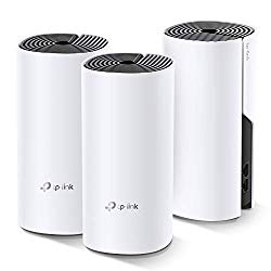 TP-Link Deco Whole Home Mesh WIFI System – Seamless Roaming, Adaptive Routing, Up to 5, 500 Sq. ft. Coverage, Works with Alexa(Deco M4 3 Pack)