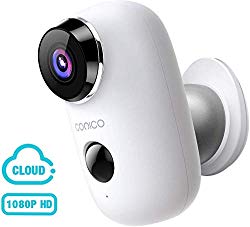 Wireless Rechargeable Battery Powered Outdoor Camera, CONICO 1080P Home Security Camera with 2-Way Talk, Wi-Fi IP Camera with Motion Detection Night Vision, Cloud Storage