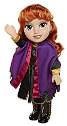 Disney Frozen 2 Anna Travel Doll – Features Violet Travel Cape Boots & Hairstyle – Ages 3+, 14 In