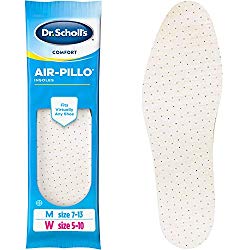 Dr. Scholl’s AIR-PILLO Insoles // Ultra-Soft Cushioning and Lasting Comfort with Two Layers of Foam that Fit in Any Shoe (One Size fits Men’s 7-13 & Women’s 5-10)