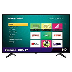 Hisense 32H4F 32-Inch LED Roku Smart TV with Alexa and Google Assistant Compatibility (2020)