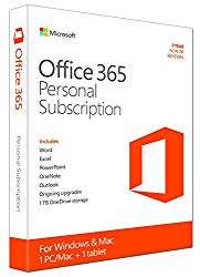 Microsoft Office 365 Personal 1 Year PC or Mac