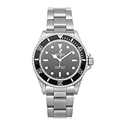 Rolex Submariner Mechanical (Automatic) Black Dial Mens Watch 14060 (Certified Pre-Owned)