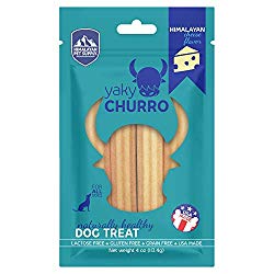 yakyChurro Himalaya Cheese Treats | Lactose Free | Gluten Free | Grain Free | Made in USA | For All Breeds | Cheese Flavor