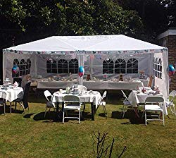 10’x20′ Heavy Duty Canopy Gazebo Outdoor Party Wedding Tent Pavilion w/ 4 Removable Side Walls