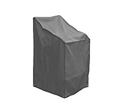 Bosmere Stacking Chairs Cover, 24″ L x 27″ D x 42″ H at Back, Gray