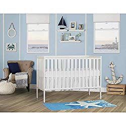 Dream On Me Synergy 5-in-1 Convertible, Crib, White