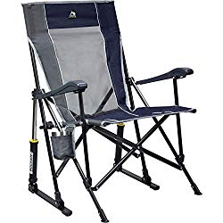 GCI Outdoor RoadTrip Rocker Outdoor Rocking Chair, Midnight