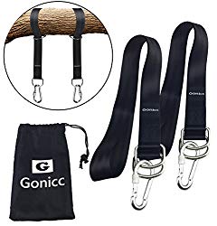gonicc Professional Safety Tree Swing Hanging Kit, Two 5ft Strap, Holds 2200 lbs, Easy & Fast Swing Hanger Installation to Tree