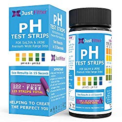 Just Fitter pH Test Strips for Testing Alkaline and Acid Levels in The Body. Track & Monitor Your pH Level Using Saliva and Urine. Get Highly Accurate Results in Seconds.