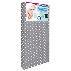 Milliard Hypoallergenic Baby Crib Mattress or Toddler Bed Mattress with Waterproof Cover – 27.5 inches x 52 inches x 4.75 inches