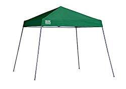 Quik Shade Expedition 10 x 10-Foot Instant Canopy, Slant Leg Outdoor Tent, 64 Square Feet of Shade for 8-12 People – Green