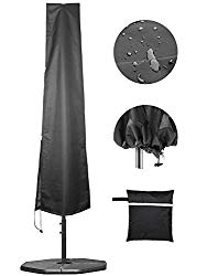 Umbrella Covers,Patio Waterproof Market Parasol Covers with Zipper for 7ft to 11ft Outdoor Umbrellas Large