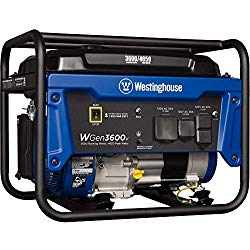 Westinghouse WGen3600v Portable Generator – 3600 Rated Watts & 4650 Peak Watts – Gas Powered – CARB Compliant