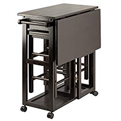 Winsome Suzanne 3-PC Set Space Saver Kitchen, Coffee Finish